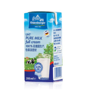 Oldenburger歐德堡 德國進口全脂純牛奶200ml*16盒 29.9元不限購 部分地區有貨 - 蘇寧易購 | 逛丟 | 實時同步全網折扣